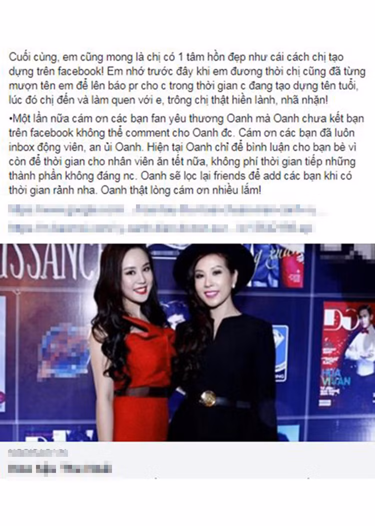 Sau Minh Tuyet, Vy Oanh khau chien voi HH Thu Hoai-Hinh-2