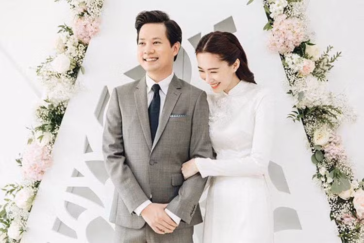 Sau 2 năm công khai hẹn hò, Thu Thảo và Trung Tín quyết định xây dựng tổ ấm. Ảnh: Tiền Phong