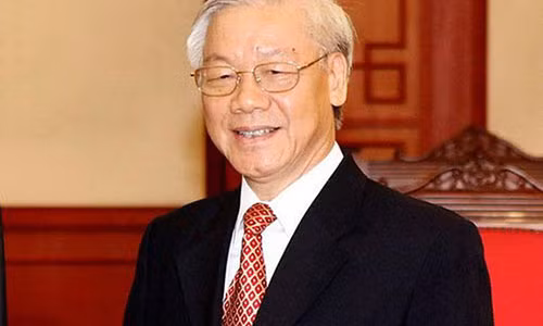 Tong Bi thu, Chu tich nuoc Nguyen Phu Trong tham Lao, Campuchia