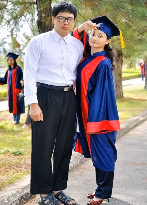Lan Phương đóng cặp với Bình Minh trong phim “Cô dâu đại chiến 2”, “Ông trùm”. Ảnh: Giáo dục Việt Nam