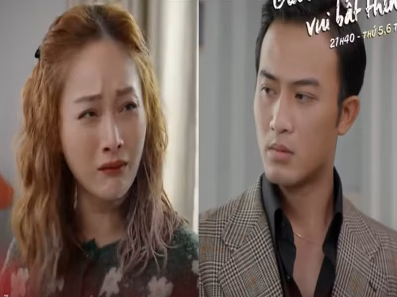 Lan Phương chia sẻ trên Vietnamnet về việc hợp tác với Doãn Quốc Đam: "Với tôi, trải nghiệm đóng với Doãn Quốc Đam rất thú vị, từ việc tìm hiểu bạn diễn thế nào, cách tư duy sáng tạo nhân vật ra sao để từ đó có điểm chung. Quốc Đam luôn là người sáng tạo nhanh nên giúp nhân vật của tôi thoải mái, mình chỉ cần tựa vào đó để diễn”. Ảnh: Lao động