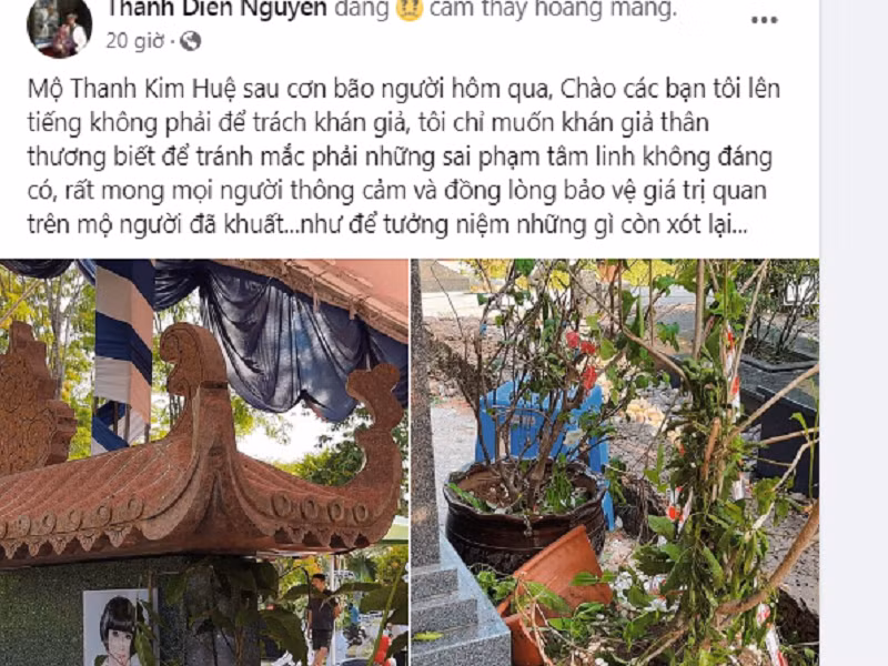 Cuoc song cua Thanh Dien sau khi nghe si Thanh Kim Hue qua doi