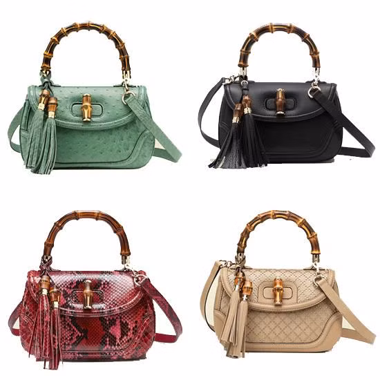 Bên cạnh túi xách da cá sấu sang trọng, Gucci còn sản xuất chiếc “túi tre” độc nhất vô nhị.