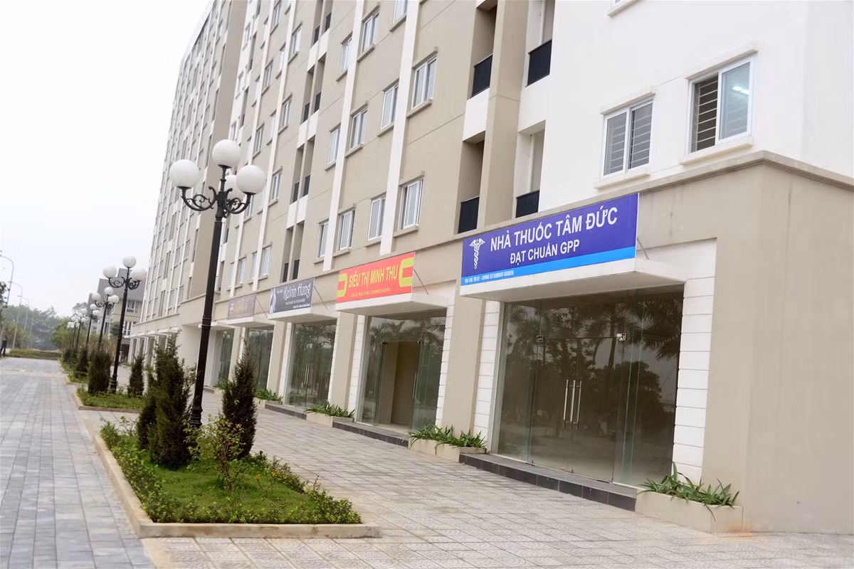 Dự án Bamboo Garden bao gồm 2 tòa chung cư, mỗi tòa cao 9 tầng. Tầng 1 có chức năng làm sảnh đón, không gian sinh hoạt cộng đồng. Tầng 2-9 là căn hộ chung cư. Ảnh: Sunnygardencity.