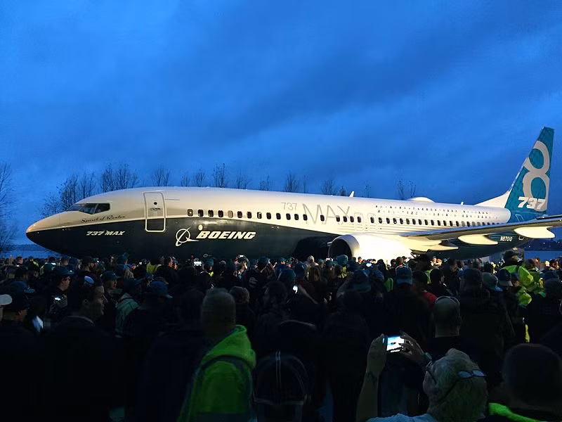 Phiên bản 737 MAX 9 xuất hiện từ tháng 3/2018, trong khi dòng MAX 7 và MAX 10 sẽ lần lượt đi vào vận hành từ tháng 1/2019 và năm 2020. Ảnh: Wiki.