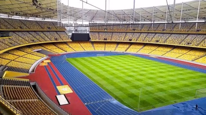  Sân vận động Bukit Jalil nằm trong khu liên hợp thể thao quốc gia của Malaysia tại miền nam Kuala Lumpur (Malaysia) là nơi diễn ra trận chung kết lượt đi giữa đội chủ nhà và đội tuyển quốc gia Việt Nam vào ngày 11/12 tới đây. Ảnh: Getty Imgage.