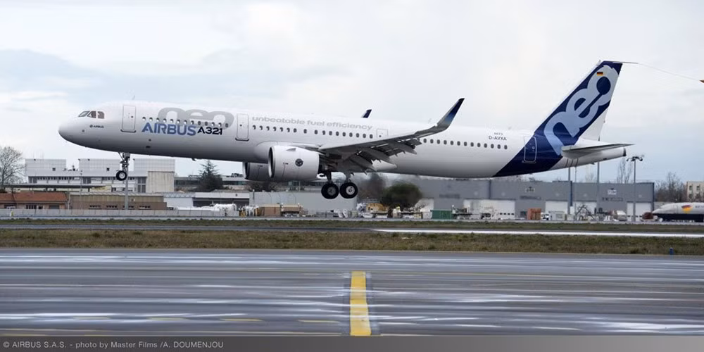 Theo kế hoạch, Vietnam Airlines sẽ khai thác máy bay A321neo trên các đường bay nội địa, Đông Dương và Đông Nam Á. Ảnh: Airbus.