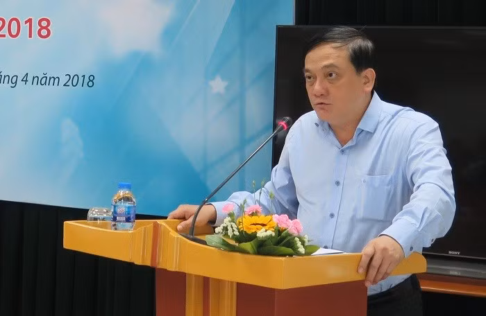 Ông Trần Lục Lang được coi là cấp dưới thân tín của ông Trần Bắc Hà. Trước khi bị bắt, ông Lang vẫn giữ chức Phó tổng giám đốc phụ trách quản trị rủi ro của BIDV. Ảnh: Vietnamfinance.