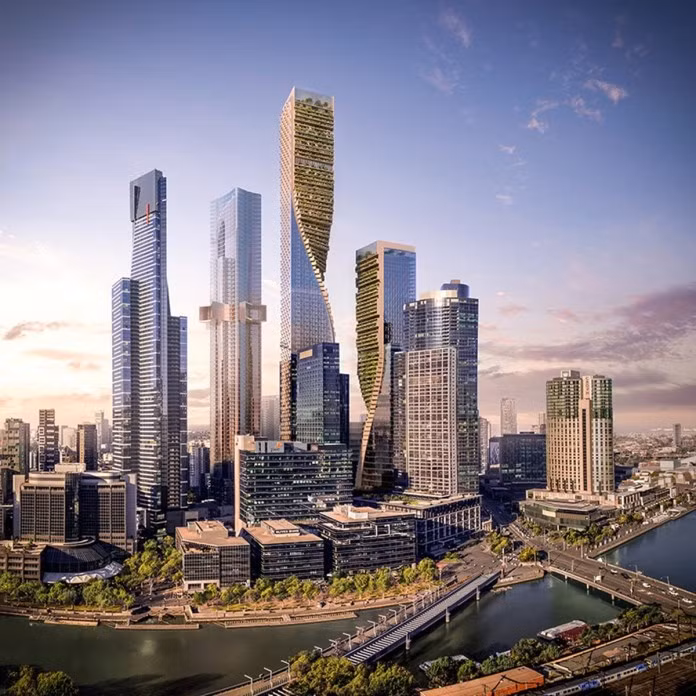 Tháng 8/2018, đồ án của UNStudio chiến thắng một cuộc thi thiết kế nhà cao tầng ở Melbourne, Úc. Công trình là một tòa tháp xoắn với “xương sống xanh” chạy theo chiều cao tòa nhà.