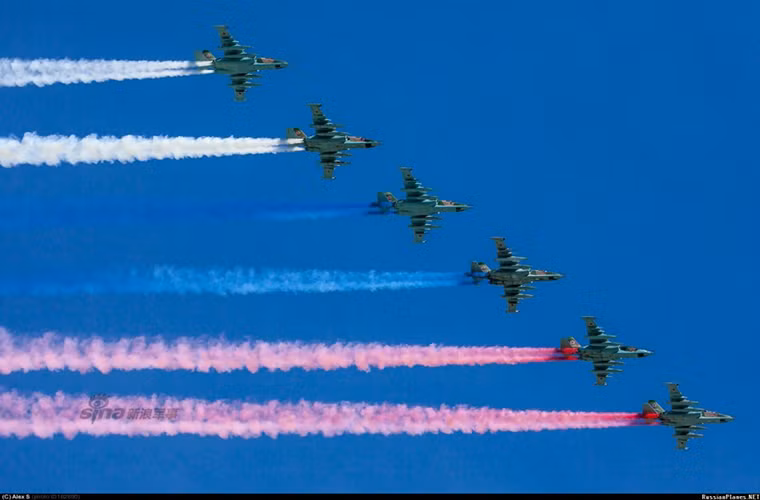 Được biết Su-25SM cũng là một trong những dòng máy bay chiến đấu được Không quân Nga điều động tới tham chiến tại Syria.