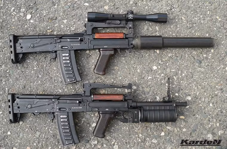 Dù là một mẫu súng trường tấn công nhưng OTs-14 Groza vẫn có thể được sử dụng như một mẫu súng bắn tỉa chuyên dụng dành cho lực lượng đặc nhiệm với ống giảm thanh và ống ngắm tiêu chuẩn. Chiều dài tối đa của một khẩu OTs-14 Groza chỉ 720mm kể cả với ống giảm thanh thấp hơn nhiều so với một số dùng súng cùng loại.