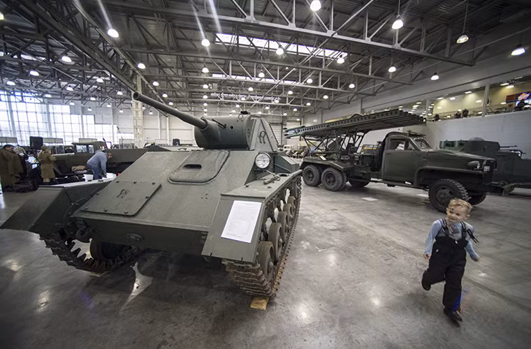 Mẫu xe tăng hạng nhẹ T-70 của Liên Xô trong Chiến tranh Thế giới thứ 2. Nguồn ảnh: Sputnik News