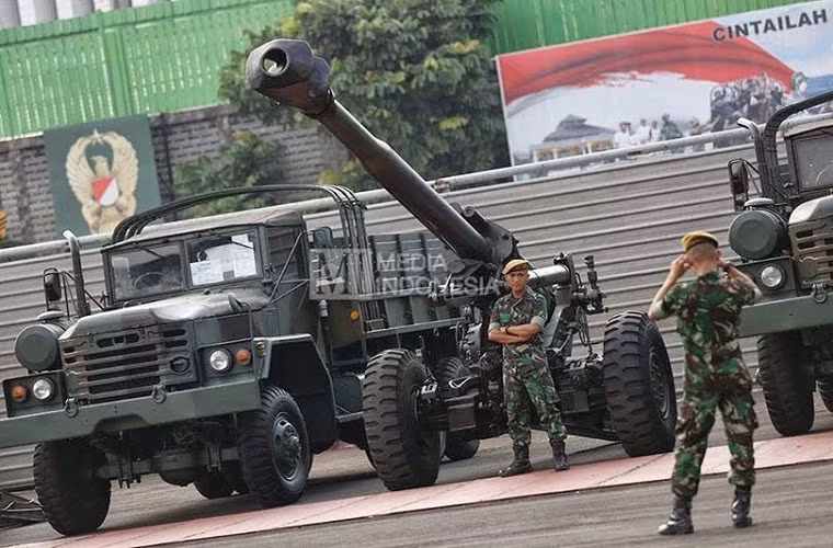 Hiện tại lực lượng pháo binh Indonesia sở hữu khoảng hơn 200 pháo và pháo tự hành các loại - con số quá khiêm tốn với quy mô quân đội nước này. Trong đó mẫu pháo hiện đại nhất của TNI-AD là pháo tự hành CAESAR của Pháp với 37 khẩu, tuy nhiên Indonesia lại không đủ khả năng đưa vào trang bị số lượng lớn mẫu pháo này trong khoảng thời ngắn.