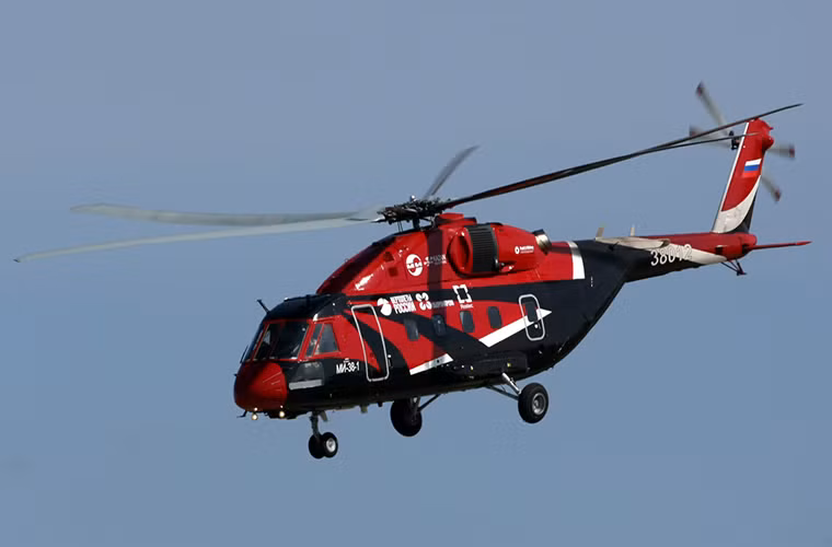 Mi-38 là một trong những dòng trực thăng thế hệ mới của Nga nó được tích hợp hầu hết các công nghệ hàng không tiên tiến nhất của nước này, một trong số đó là các cánh quạt nâng bằng composite với trọng lượng siêu nhẹ nhưng hiệu suất hoạt động cao gấp đôi.