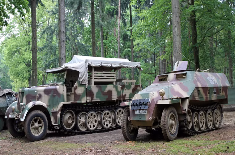 Bộ đôi half-track Sd Kfz 10 và Sd.Kfz. 250.