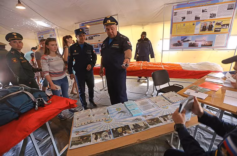 Hình ảnh bên trong văn phòng tuyển quân của Không quân Nga tại Yekaterinburg và mọi công dân Nga đều có thể tham gia lực lượng này. Nguồn ảnh: Bộ Quốc phòng Nga