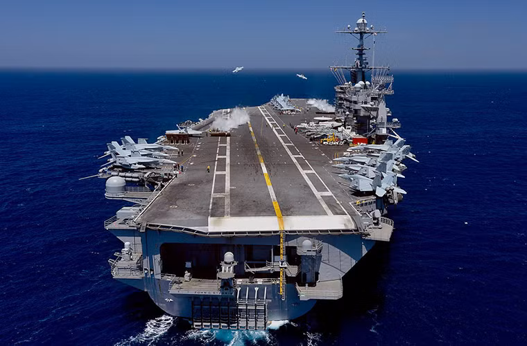 Trong ảnh là tàu sân bay USS John C. Stennis (CVN-74) của Hải quân Mỹ. Nguồn ảnh: Business Insider