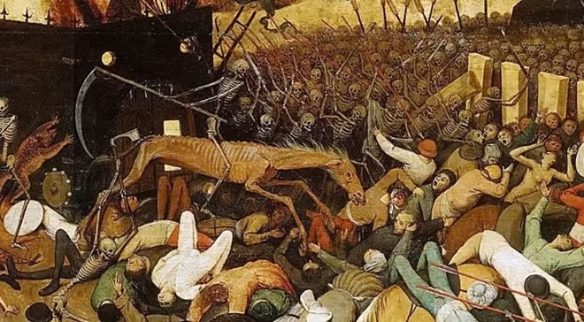 Nhà sử học Hy Lạp Thucydides (460-400 trước Công nguyên) đã viết rằng "Những người có sức khỏe tốt đều đột ngột bị tấn công bởi những cơn nóng dữ dội ở đầu, bị đỏ và viêm ở mắt, các bộ phận bên trong như cổ họng hoặc lưỡi phát ra hơi thở không tự nhiên và có mùi hôi”.