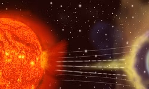Ban đầu, các nhà khoa học nghi ngờ sự phóng khối lượng (CME) gây ra cơn bão kinh hoàng - một luồng plasma lớn với từ trường nhúng được thổi ra từ một điểm Mặt Trời - nhưng họ không thể biết liệu nó đã xảy ra ở Mặt đất hay phía xa của Mặt Trời.