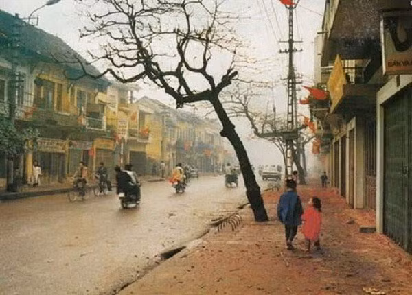 Đường phố thủ đô ngày Tết.
