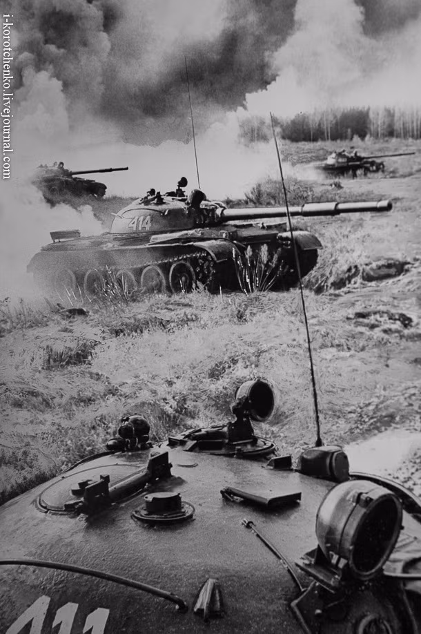 Các xe tăng chủ lực T-62 với nòng 115mm U-5TS. Nguồn ảnh: i-korotchenko.livejournal