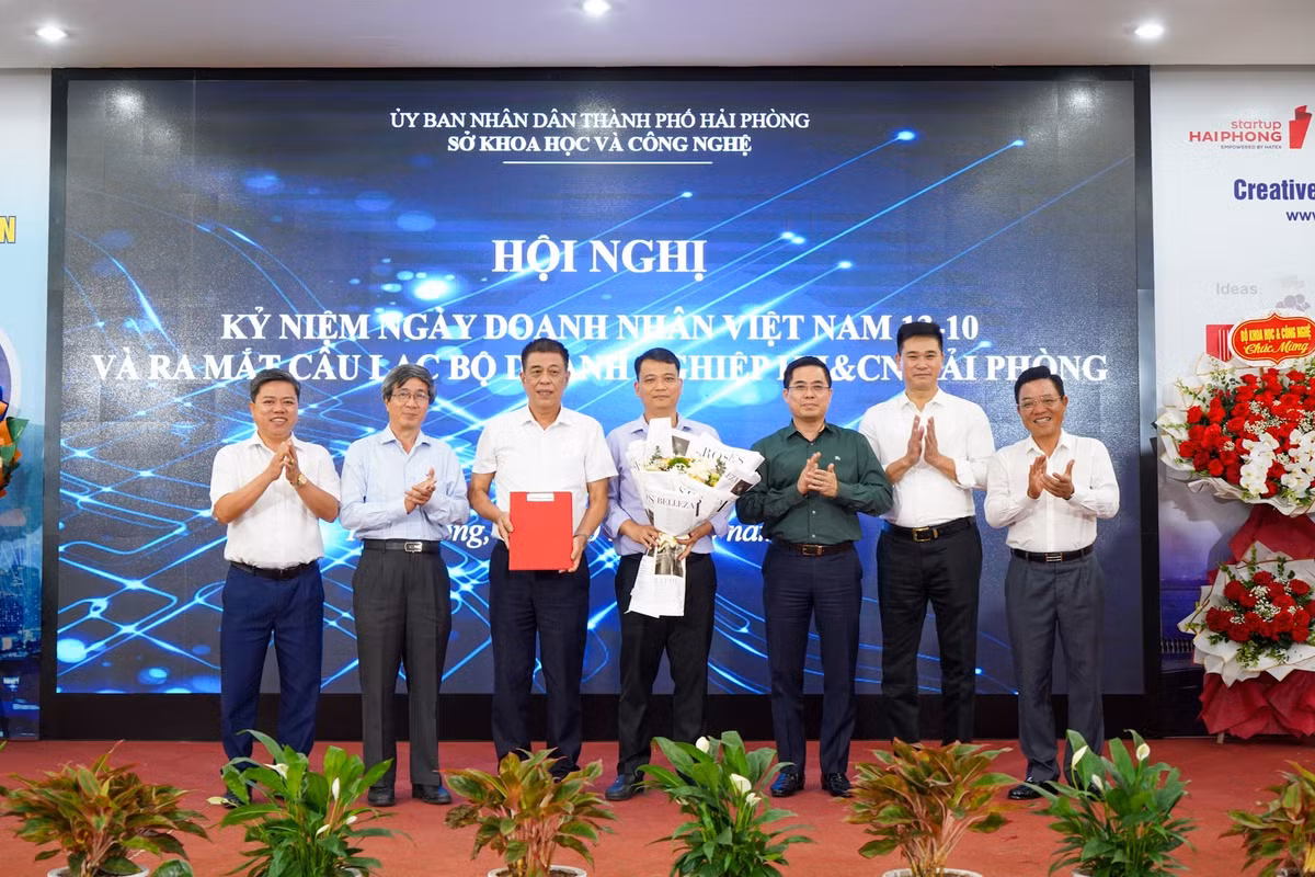 Hai Phong: Ra mat Cau lac bo doanh nghiep Khoa hoc va Cong nghe-Hinh-4