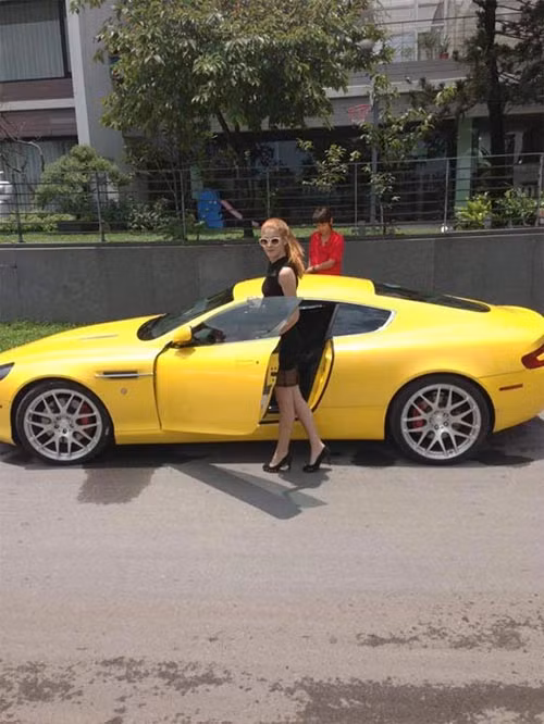 Chiếc Aston Martin ngay lập tức bị cộng đồng mạng nghi ngờ đây là xe mượn của một Luxury xe hơi. Ngoài ra, dư luận đưa không ít bằng chứng rằng đây không là xe của Andrea như người mẫu này không bao giờ lái xe đi sự kiện, thường xuyên đón taxi hoặc được người yêu đưa đón.