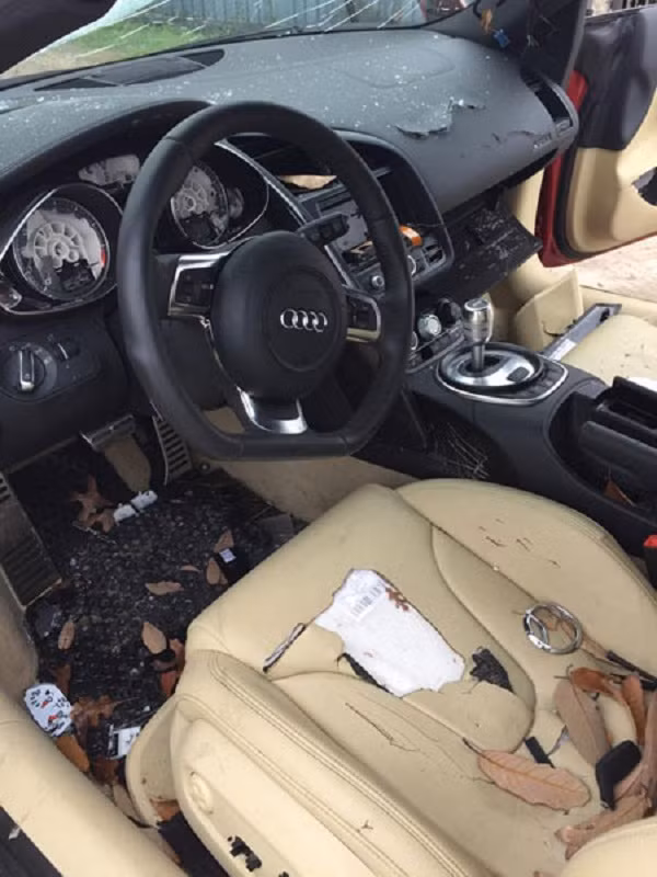 Audi R8 tan nat duoi tay 