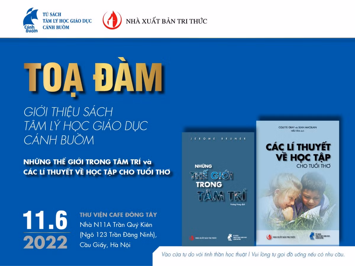 Toa dam gioi thieu sach tam ly hoc giao duc Canh buom