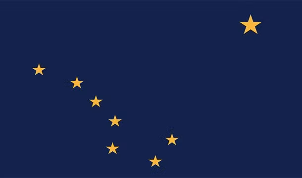 Lá cờ Alaska được thiết kế bởi một cậu nhóc chỉ mới 13 tuổi, người chiến thắng trong một cuộc thi.