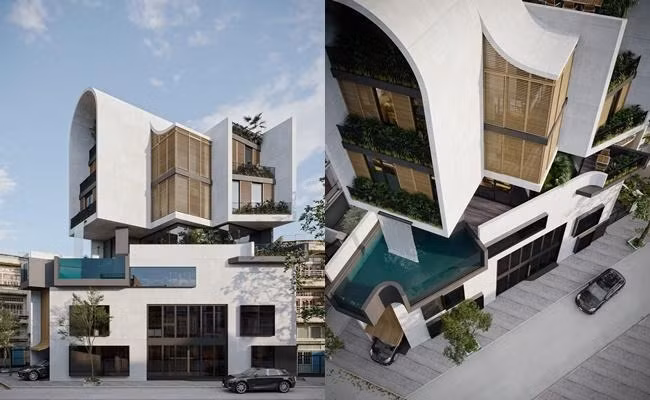 Biệt thự của diễn viên Việt Anh tọa lạc trên một khu đất rộng rãi, sở hữu 2 mặt tiền, mang đậm phong cách hoàng gia Châu Âu. Ảnh: FB Nguyen Le Viet Anh