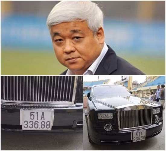 Năm 2012, bầu Kiên gây chấn động giới chơi xe trong nước khi trở thành 1 trong số 33 chủ nhân của chiếc xe hơi siêu sang Phantom phiên bản năm Rồng do hãng xe Rolls-Royce sản xuất.Uớc tính bầu Kiên phải chi khoảng 40 tỷ đồng để đưa chiếc xe này về nước. Ảnh: Internet
