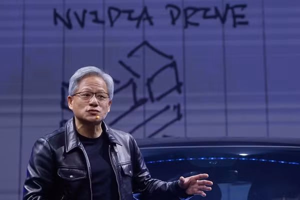 Khối tài sản của ông Huang phần lớn đến từ 3,5% cổ phần của ông tại Nvidia - công ty số 1 trong lĩnh vực sản xuất chip phục vụ AI, có trụ sở tại Santa Clara, California. Ảnh: Getty