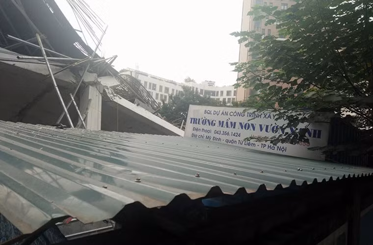 Dự án do Công ty TNHH TM và Kỹ thuật Trần Vũ thi công. Chủ đầu tư là Trường Vườn Xanh.