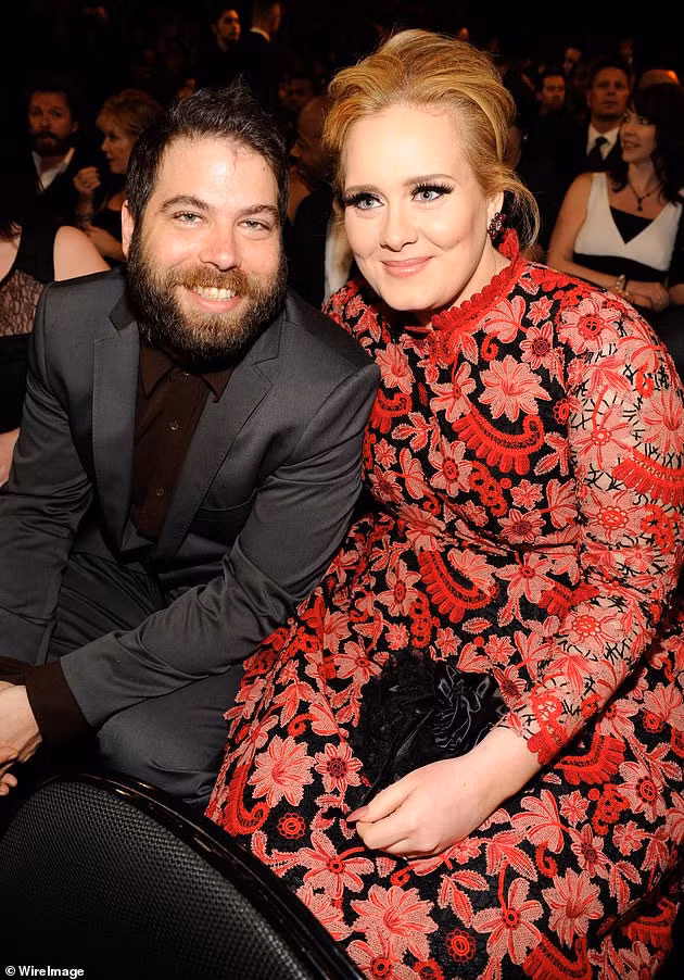 Adele và chồng cũ lúc còn mặn nồng. (Ảnh: WireImage)