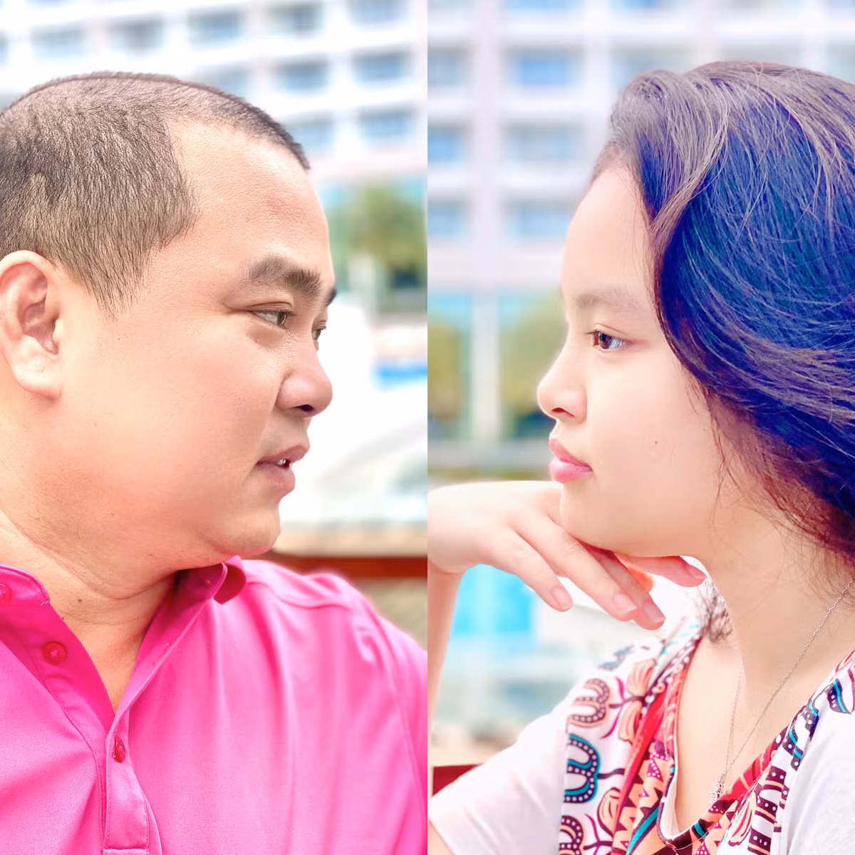 Trong loạt khoảnh khắc được chia sẻ, hai con gái nhà Thúy Hạnh - Minh Khang gây chú ý khi lớn phổng phao, ra dáng thiếu nữ xinh đẹp. Cô con gái lớn Suli (tên thật là Lê Gia Hân), năm nay 14 tuổi, được nhận xét là bản sao của bố.