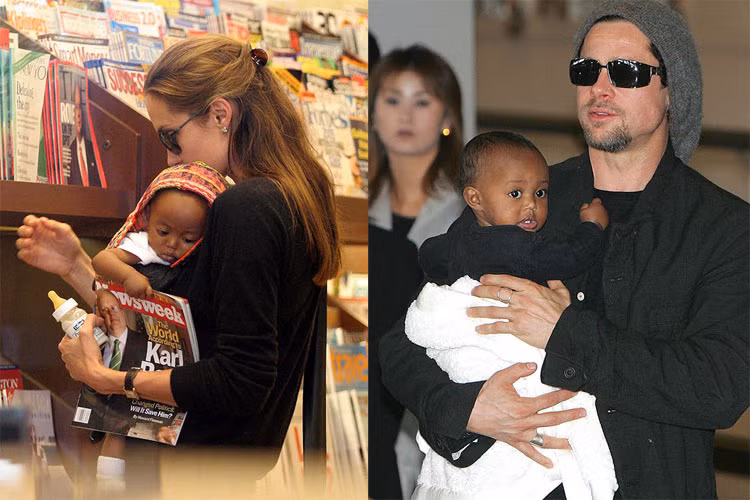 Cô con gái Zahara được Angelina nhận nuôi vào tháng 7/2005 ở Ethiopia, khi mới được 6 tháng tuổi. (Ảnh: AP)