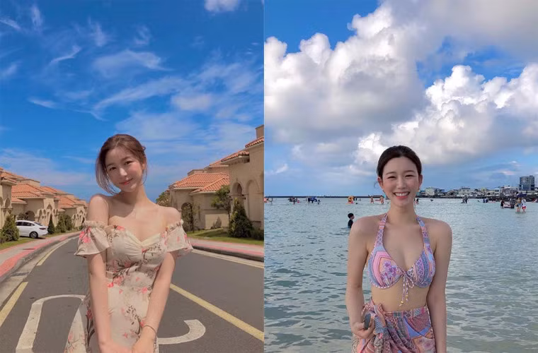 Bù lại, bạn gái Lee Sung Gi sở hữu ngoại hình cực phẩm, mang thần thái của hoa hậu.