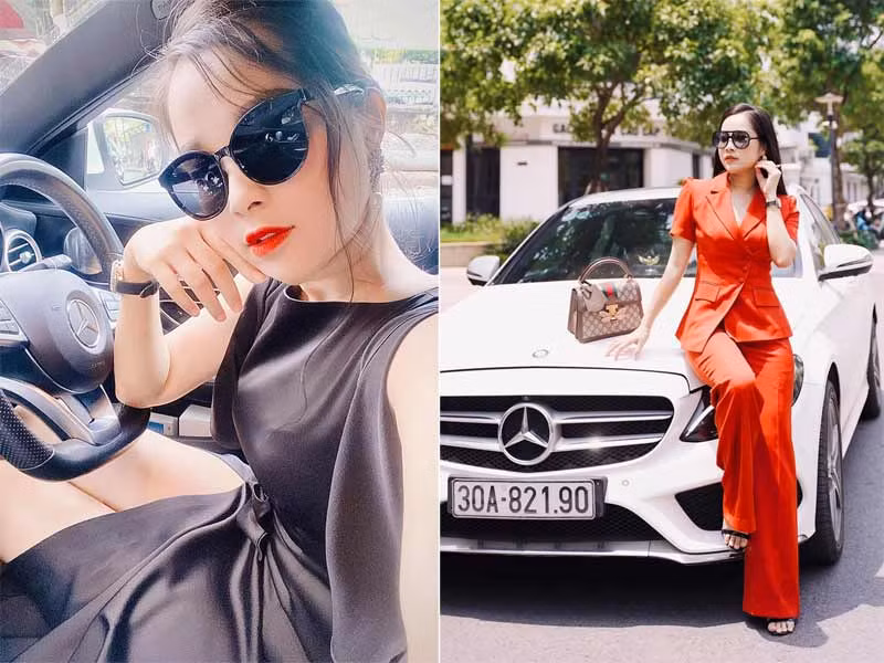 Minh Hương có đầy đủ mọi thứ từ nhà đẹp, xe sang, những món phụ kiện hàng hiệu nhiều người mơ ước.