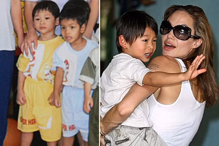  Pax Thiên (tên tiếng Việt là Phạm Quang Sáng), được Angelina Jolie và Brad Pitt nhận nuôi vào năm 2007. (Ảnh: Internet)