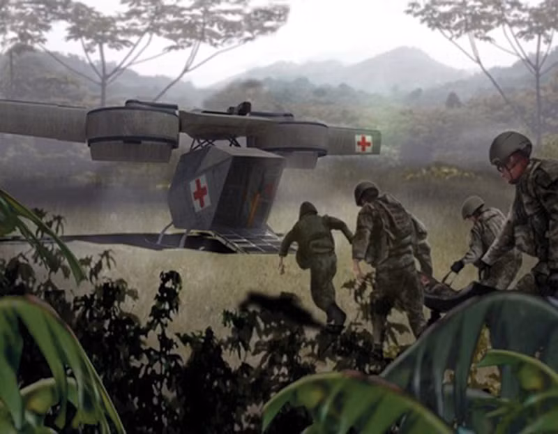 Defense News đưa tin, ngày 18/10/2016, Cơ quan phụ trách Dự án tương lai (DAPRA) thuộc Lầu Năm góc đã giới thiệu tổ hợp máy bay không người lái (UAV) Aerial Reconfigurable Embedded System (ARES) với khả năng cất/hạ cánh thẳng đứng chuyên nhiệm vụ vận chuyển hàng hóa và đạn dược dành cho Quân đội Mỹ tương lai.