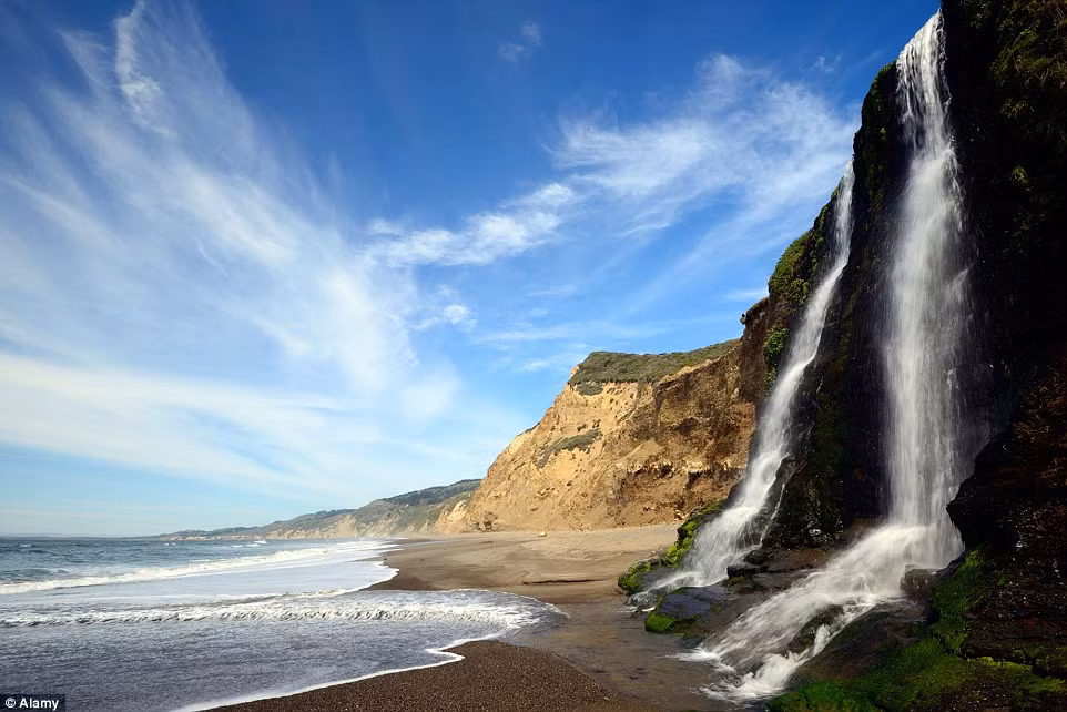Thác Alamere ở California, Mỹ.