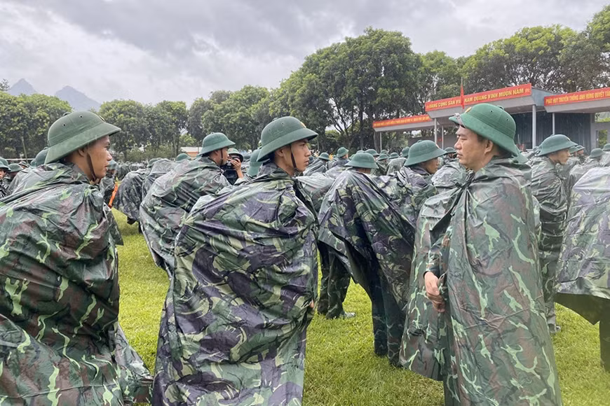 Quân đội triển khai lực lượng ứng phó bão số 3 Yagi Quan doi trien khai luc luong ung pho bao so 3 Yagi
