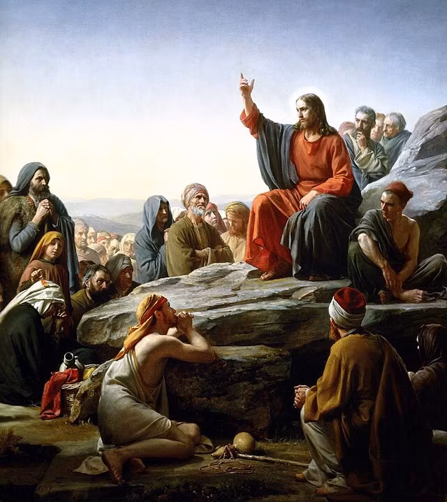 Trong suốt ba năm giảng dạy, Chúa Jesus đã truyền bá thông điệp về tình yêu thương, lòng nhân ái và sự tha thứ. Ngài đã thực hiện nhiều phép lạ, từ chữa lành bệnh tật đến làm sống lại người chết, và thậm chí là biến nước thành rượu tại tiệc cưới Cana. Những phép lạ này không chỉ khẳng định quyền năng của Ngài mà còn củng cố niềm tin của những người theo Ngài.(Ảnh: Wikiversity)