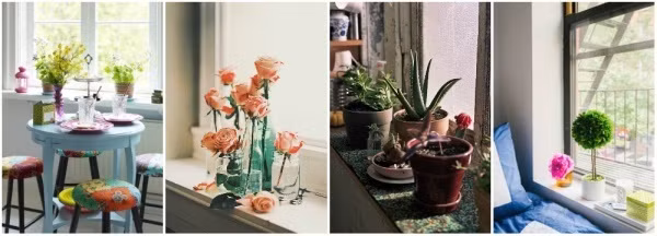 Không cần trang trí quá nhiều, vừa tốn kém vừa mất nhiều thời gian, thay vào đó, bạn có thể mua một vài đồ trang trí ở cửa hàng lưu niệm để làm đẹp khung cửa sổ.