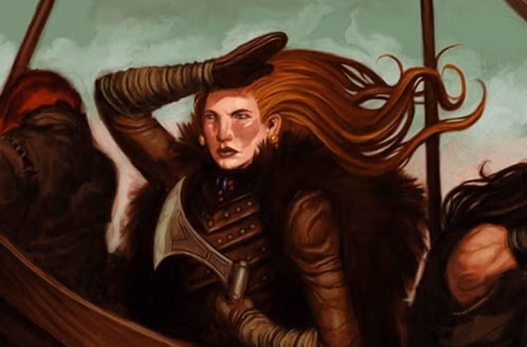 Một số tài liệu còn ghi chép việc phụ nữ Viking trở thành những chiến binh. Trong đó, sử gia Saxo Grammaticus có ghi chép việc một số phụ nữ Viking ăn mặc như nam giới, chiến đấu dũng mãnh trong cuộc chiến với người Bulgaria năm 971.