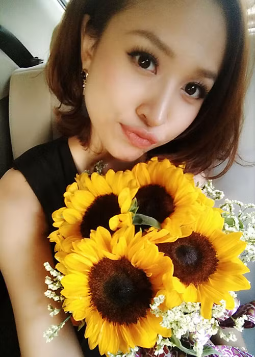 Trước khi chia sẻ gặp khó khăn về vấn đề sức khỏe, cô luôn xuất hiện với hình ảnh vui tươi, tràn đầy sức sống. (Ảnh: Facebook nhân vật) 