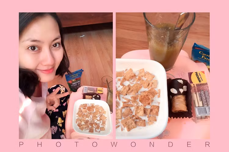 Kể từ khi mang thai, nữ diễn viên phim “Kiều nữ và đại gia” rất chú ý đến việc ăn uống. (Ảnh: Facebook nhân vật)