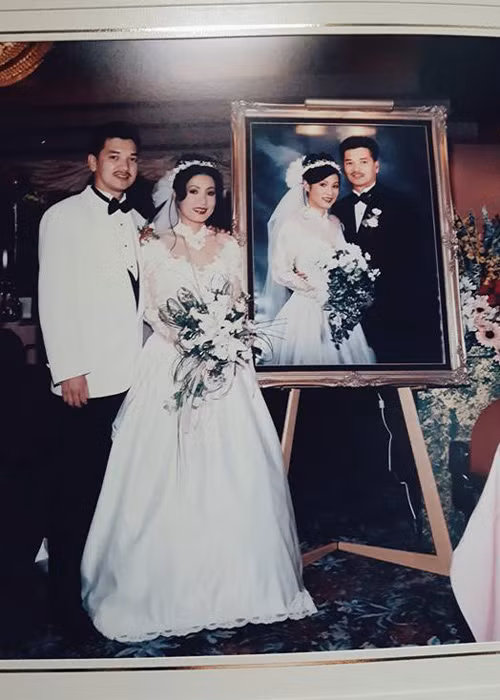 Quang Minh chính là mối tình đầu của Hồng Đào. Hai người gặp nhau khi cùng theo học tại trường Nghệ thuật Sân khấu 2. (Ảnh: Facebook nhân vật)