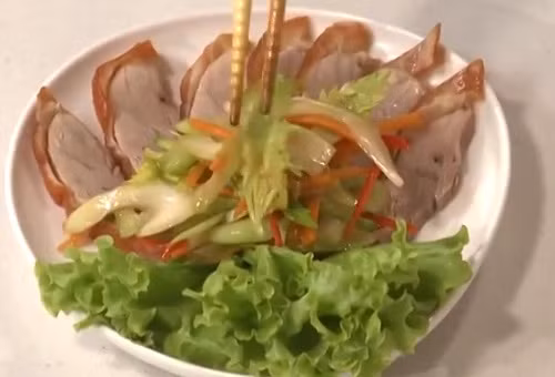 Tro tai lam goi vit quay gion, ngon kho cuong
